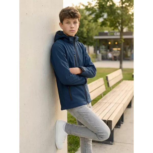  Detská softshellová bunda ALTISPORT NP/ALK535 NÁMORNÁ modrá 