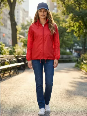 Unisex vetrovka ALTISPORT NP/ALU425 červená