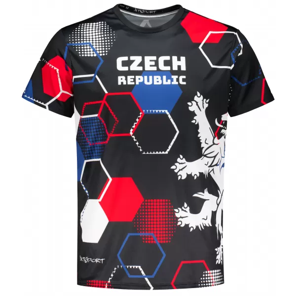  Pánske funkčné tričko premium ALTISPORT x CZE VOJ/ALM036TR01 HEXA ČERNÁ 