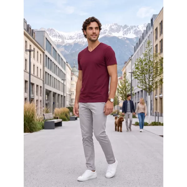  Pánske tričko ALTISPORT NoPrint NP/ALM007 GRANÁT 