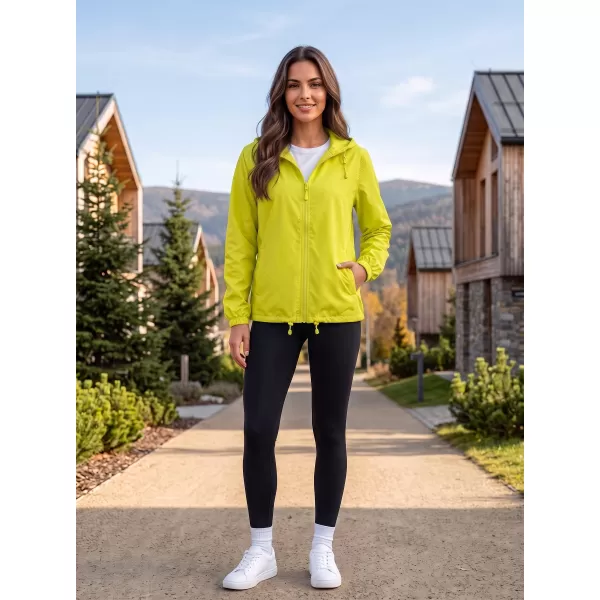  Unisex vetrovka ALTISPORT NP/ALU425 NEON YELLOW 