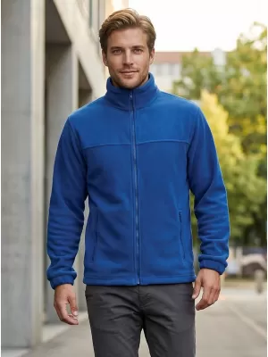 Pánska fleece mikina ALTISPORT NP/ALM105 KRÁĽOVSKÁ modrá