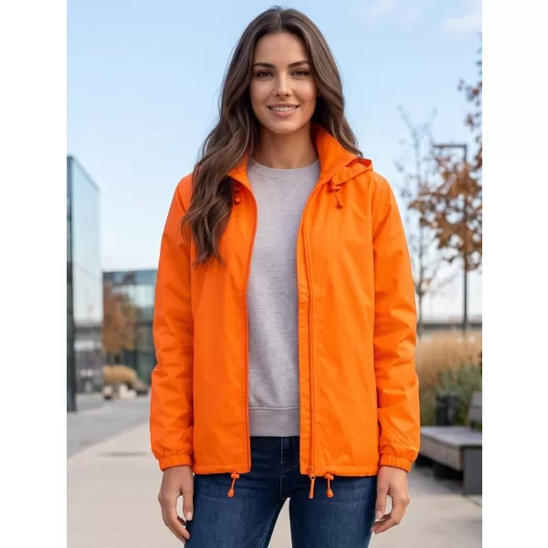  Unisex vetrovka ALTISPORT NP/ALU425 NEON ORANGE 