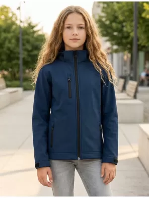 Detská softshellová bunda ALTISPORT NP/ALK535 NÁMORNÁ modrá
