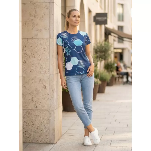  Dámske funkčné tričko premium ALTISPORT VOJ/ALW037TR01 NÁMORNÁ modrá 