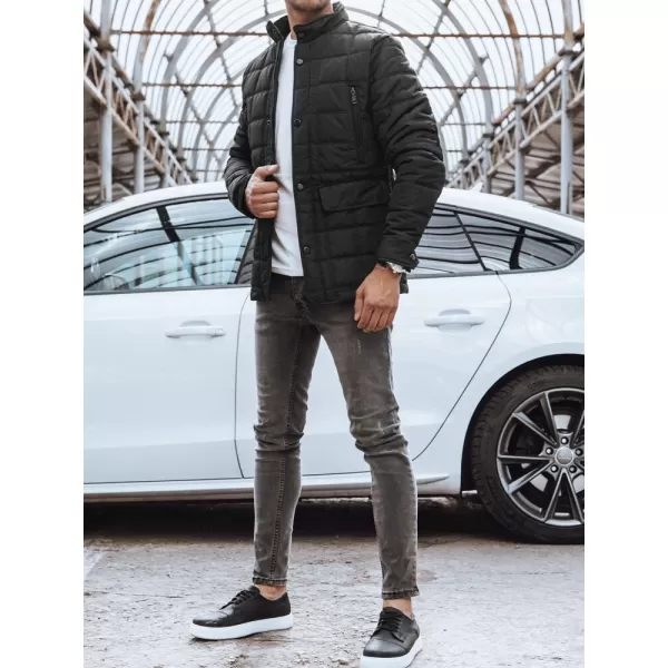  Pánska bunda DSTREET TX4695 ČIERNA 