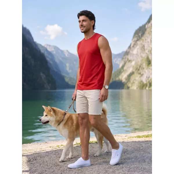  Pánske funkčné tielko ALTISPORT NoPrint NP/ALM028 červená 