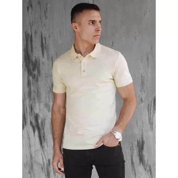  Pánska t -shirt s golierom dstreet px0606 žltá 