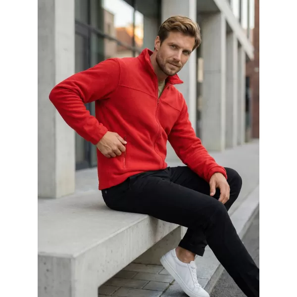  Pánska fleece mikina ALTISPORT NP/ALM105 červená 