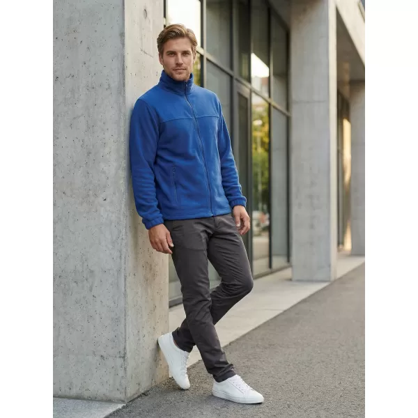  Pánska fleece mikina ALTISPORT NP/ALM105 KRÁĽOVSKÁ modrá 