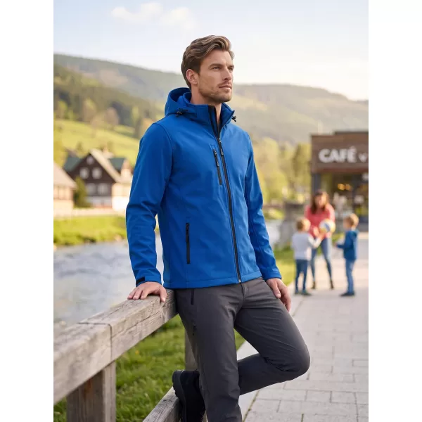  Pánska softshellová bunda ALTISPORT NP/ALM225 KRÁĽOVSKÁ modrá 