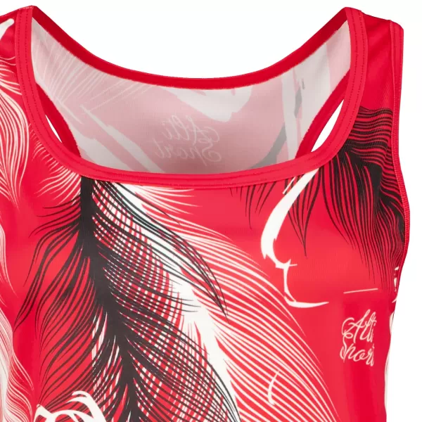  Dámske funkčné tielkové šaty premium ALTISPORT VOJ/ALW001SAT01 červená 