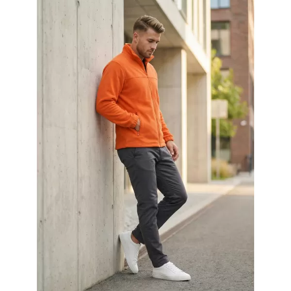  Pánska fleece mikina ALTISPORT NP/ALM105 oranžová 