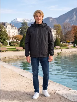 Unisex vetrovka ALTISPORT NP/ALU425 čierna