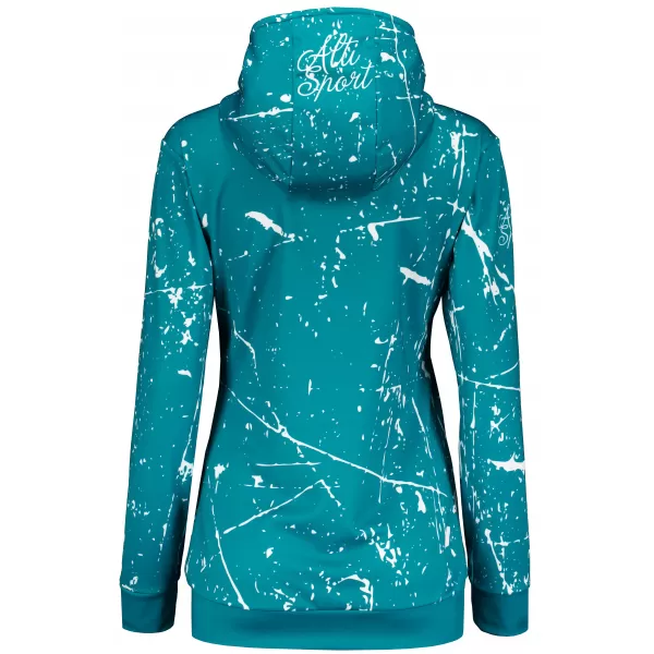  Dámska funkčná mikina premium ALTISPORT VOJ/ALW034MI01 EMERALD 