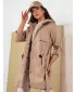 Dámska parka DSTREET NOLES TY4282 BÉŽOVÁ