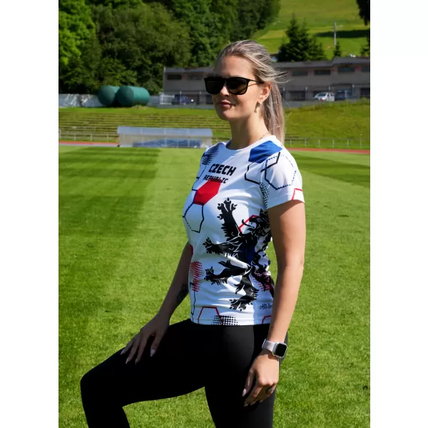  Dámske funkčné tričko premium ALTISPORT x CZE VOJ/ALW036TR01 HEXA biela 