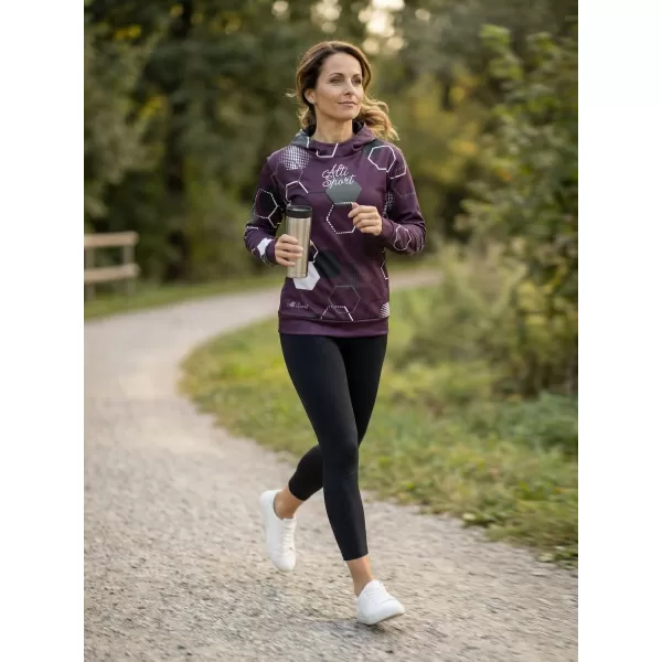  Dámska funkčná mikina premium ALTISPORT VOJ/ALW037MI01 fialová 