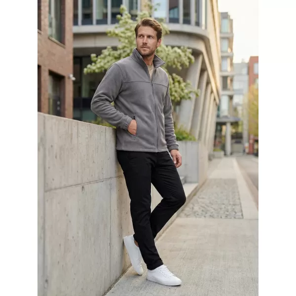  Pánska fleece mikina ALTISPORT NP/ALM105 OCELOVO sivá 