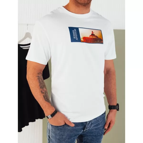  Pánske tričko DSTREET RX5484 BIELA 