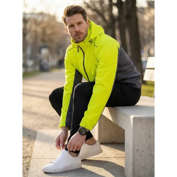  Pánska bunda ALTISPORT NoPrint NP/ALM835 NEON YELLOW 