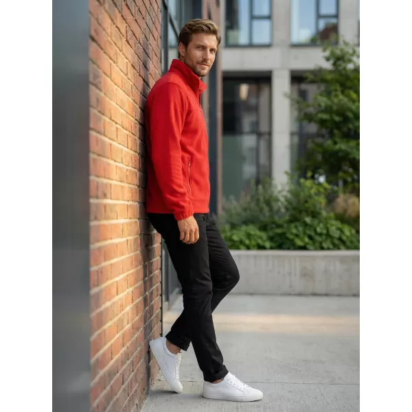  Pánska fleece mikina ALTISPORT NP/ALM105 červená 