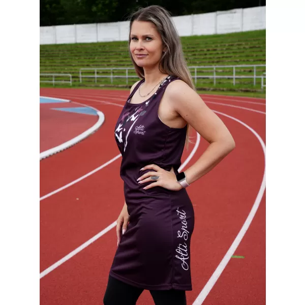  Dámske funkčné tielkové šaty premium ALTISPORT VOJ/ALW022SAT01 fialová 