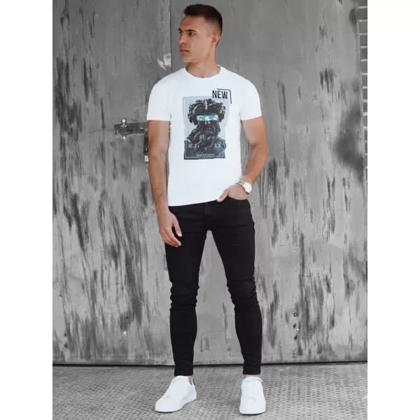  Pánske tričko DSTREET RX5537 BIELA 