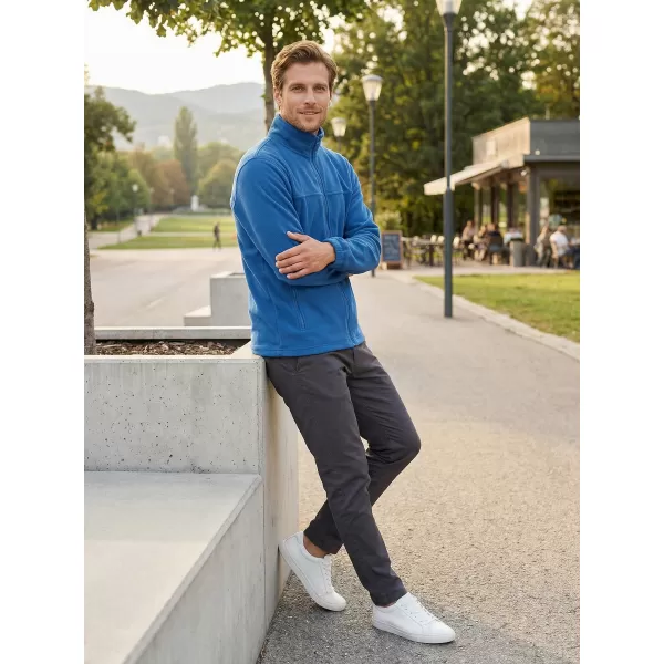  Pánska fleece mikina ALTISPORT NP/ALM105 AZÚRO modrá 