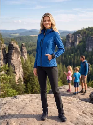 Dámska softshellová bunda ALTISPORT NP/ALW125 KRÁĽOVSKÁ modrá