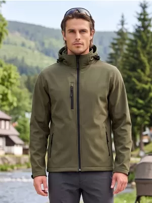 Pánska softshellová bunda ALTISPORT NP/ALM225 MILITARY