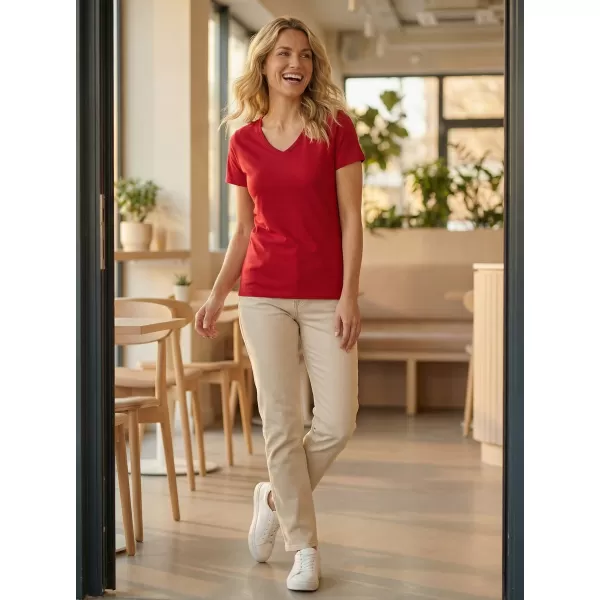  Dámske tričko ALTISPORT NoPrint NP/ALW107 ČERVENÝ VZOREC 