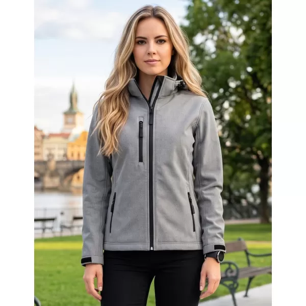  Dámska softshellová bunda ALTISPORT NP/ALW125 OCELOVO sivá 