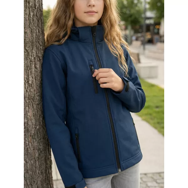  Detská softshellová bunda ALTISPORT NP/ALK535 NÁMORNÁ modrá 