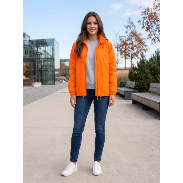  Unisex vetrovka ALTISPORT NP/ALU425 NEON ORANGE 