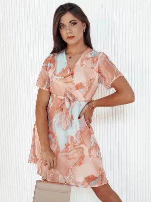 Šaty DSTREET CHICLOVE EY2517 ORANŽOVÁ