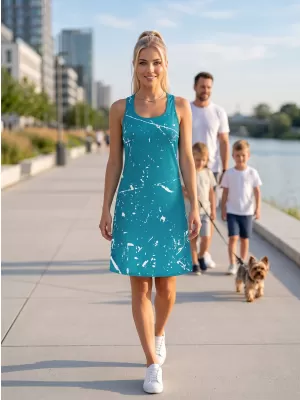 Dámske funkčné tielkové šaty premium ALTISPORT VOJ/ALW034SAT01 EMERALD