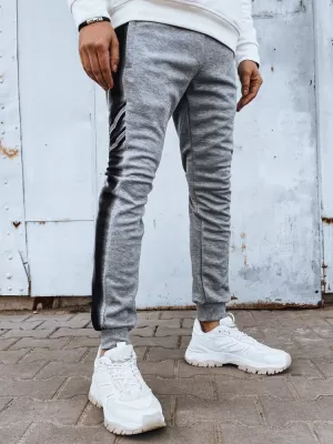 Pánske tepláky DSTREET UX4196 SVETLO ŠEDÁ