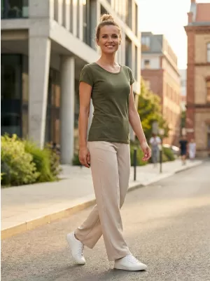 Dámske tričko ALTISPORT NP/ALW221 MILITARY