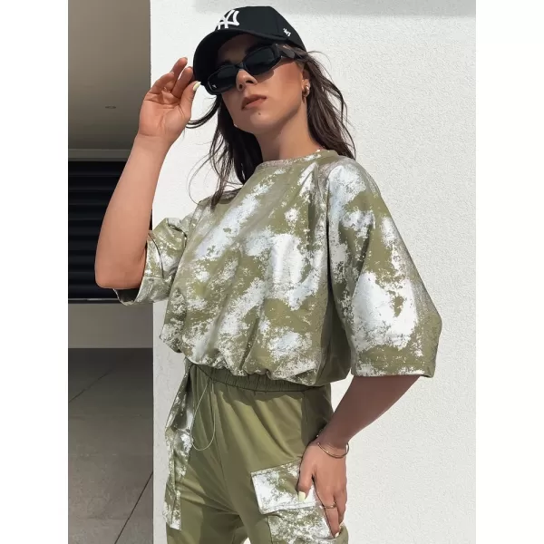  Dámska tepláková súprava DSTREET BIRWEKI AY1047 KHAKI 