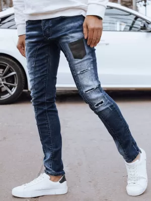 Pánske džínsy DSTREET UX4296 MODRÁ