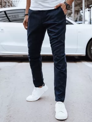 Pánske nohavice DSTREET UX4395 NÁMORNÍCKA MODRÁ