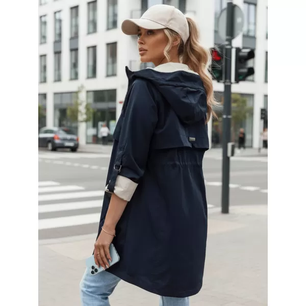  Dámska parka DSTREET MEROY TY4291 TMAVO MODRÁ 