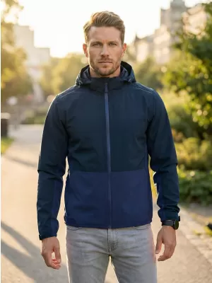 Pánska bunda ALTISPORT NoPrint NP/ALM835 NÁMORNÁ modrá