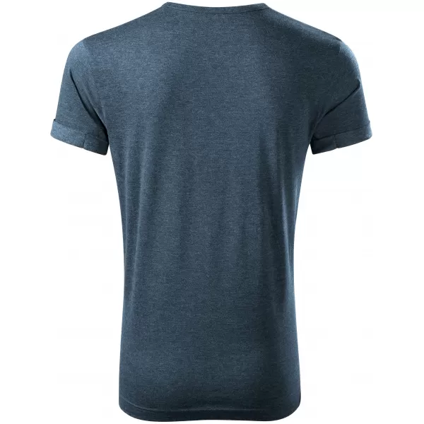  Pánske tričko ALTISPORT NoPrint NP/ALM361 TMAVÝ DENIM MELÍR 