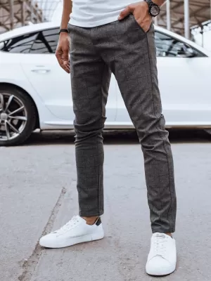 Pánske nohavice DSTREET UX4400 TMAVO ŠEDÁ