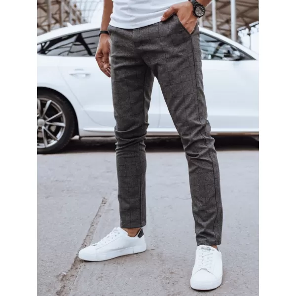  Pánske nohavice DSTREET UX4400 TMAVO ŠEDÁ 