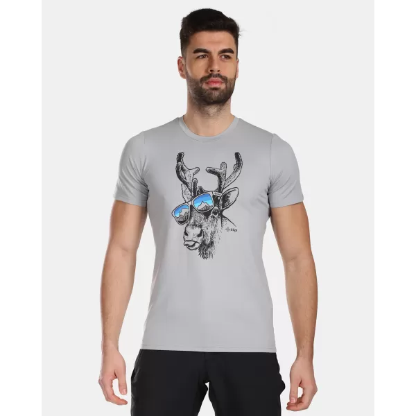  Pánske funkčné tričko KILPI LISMAIN-M VM0305KI SVETLO šedá 