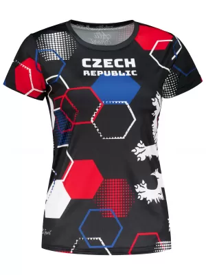 Dámske funkčné tričko premium ALTISPORT x CZE VOJ/ALW036TR01 HEXA čierna