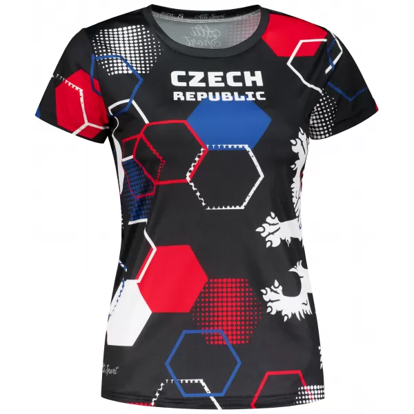  Dámske funkčné tričko premium ALTISPORT x CZE VOJ/ALW036TR01 HEXA čierna 